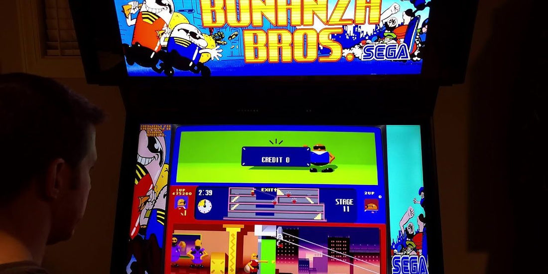 BONANZA BROS: FANTASTICO ARCADE SEGA DEL 1990 CON GRAFICA 3D ISOMETRICA