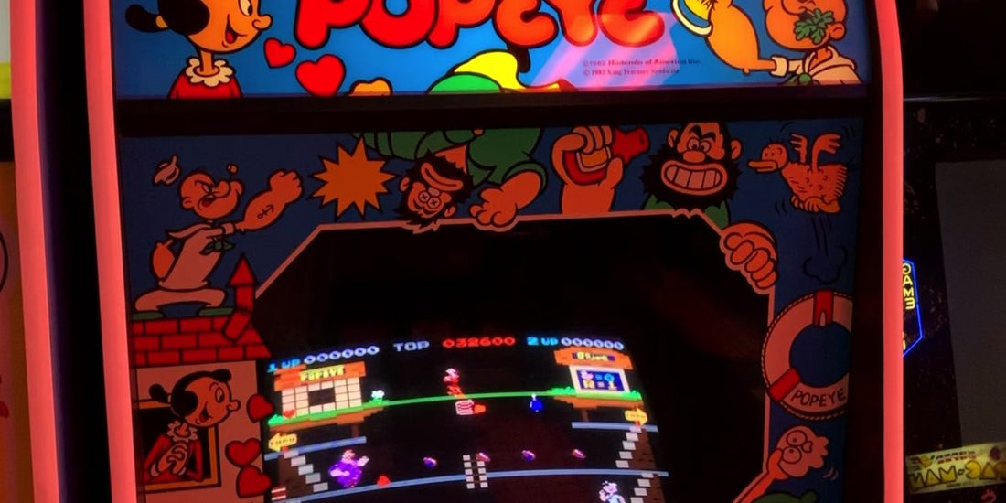 POPEYE ARCADE 1982 IL GIOCO CHE MISE A RISCHIO LA NASCITA DI MARIO.