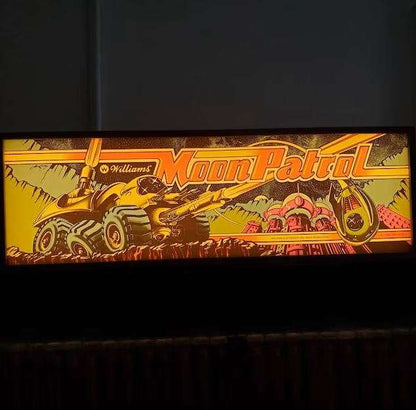 "TRON" Wooden Marquee Light Box Arcade Marquee Light