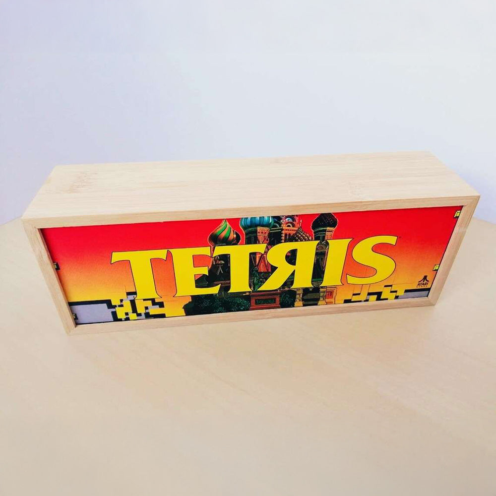 “TETRIS” Wooden Marquee Light Box Arcade Marquee Light